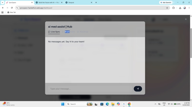 SyncSpace – screenshot 1