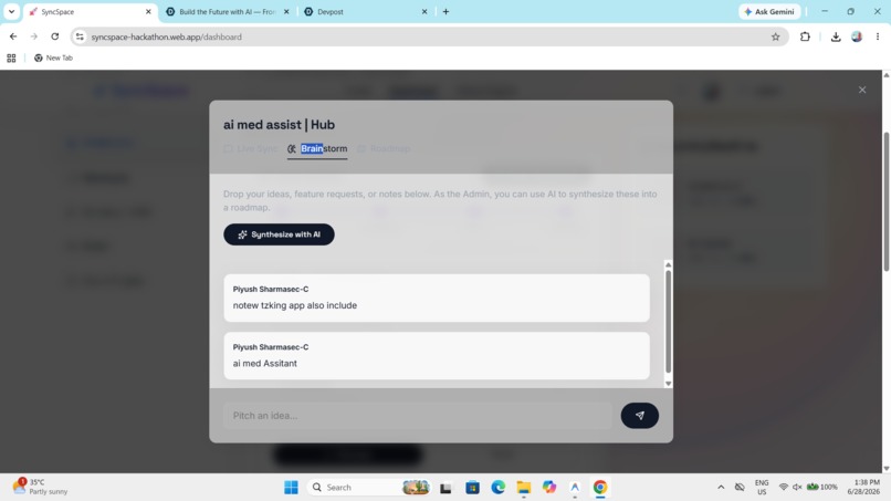 SyncSpace – screenshot 2