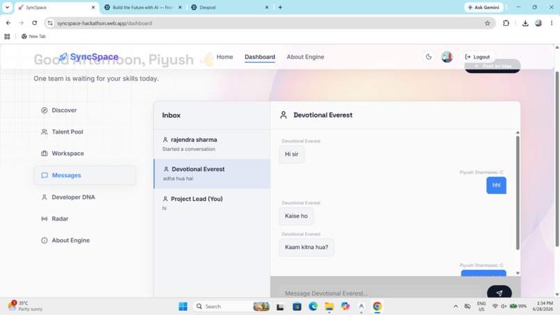 SyncSpace – screenshot 3