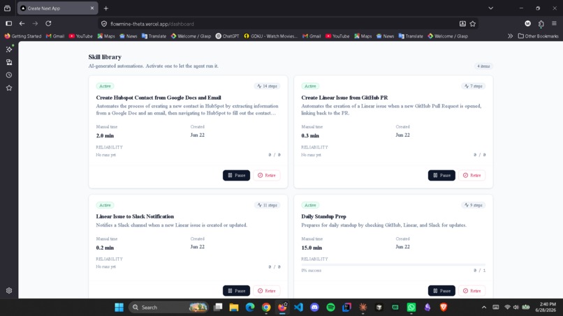 FlowMine – screenshot 5