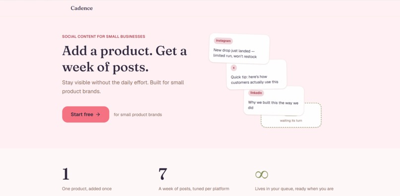 Cadence – screenshot 1