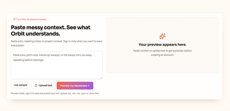 Orbit Handshake – screenshot 3