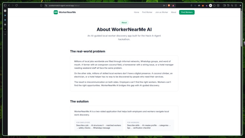 WorkerNearMe AI – screenshot 3