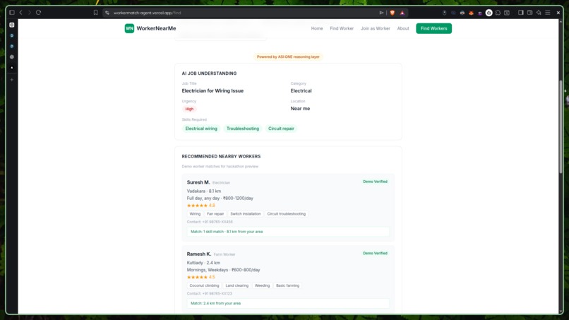 WorkerNearMe AI – screenshot 5