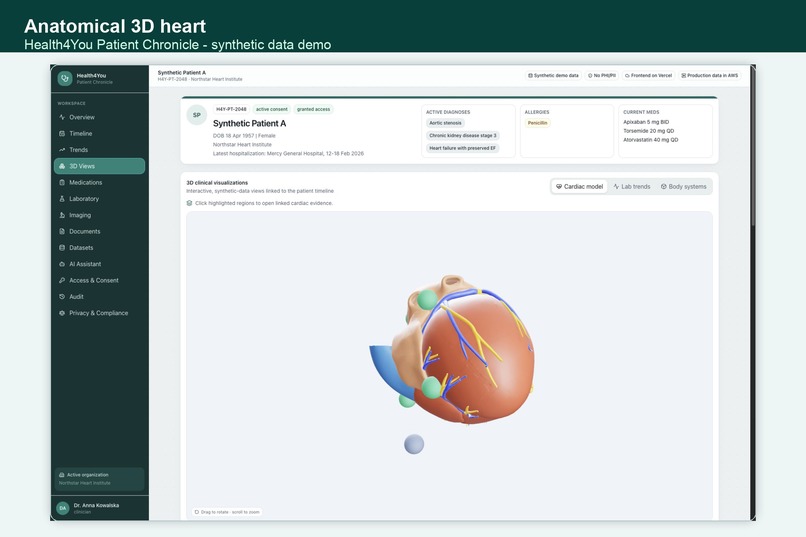 Health4You Patient Chronicle – screenshot 2