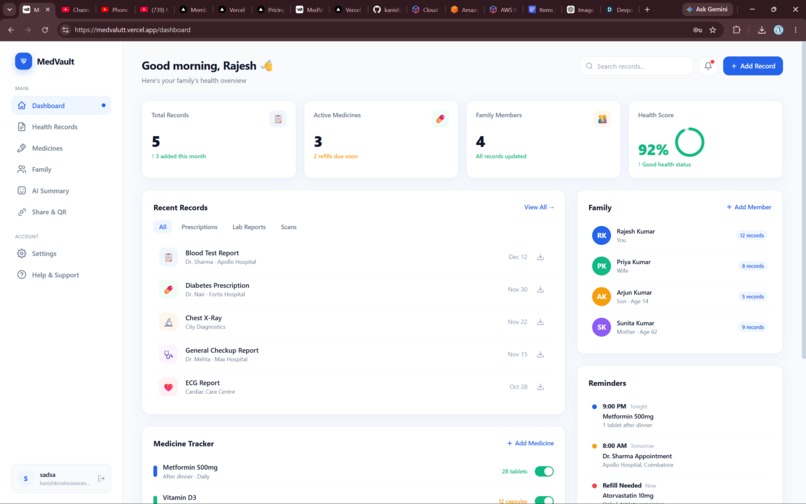 MedVault – screenshot 1