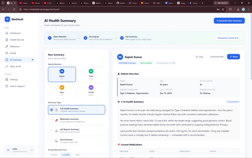 MedVault – screenshot 2