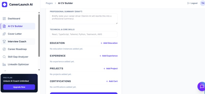 CareerLaunch AI – screenshot 2