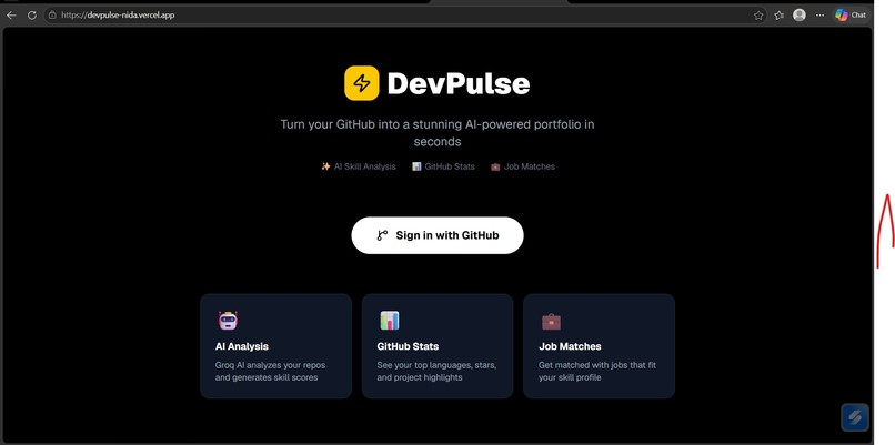 DevPulse – screenshot 1