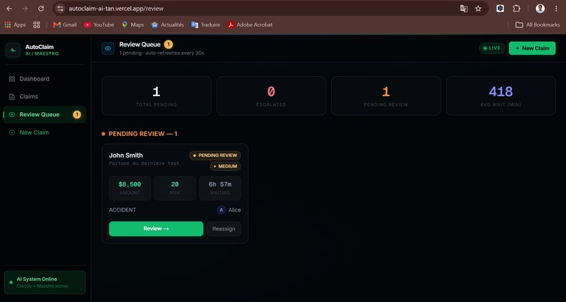AutoClaim AI – screenshot 2