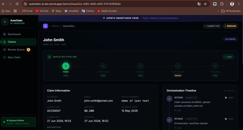 AutoClaim AI – screenshot 4
