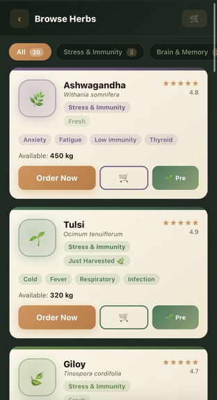 AyurTrace: Blockchain-Based Geo-Tagged Traceability System  – screenshot 6