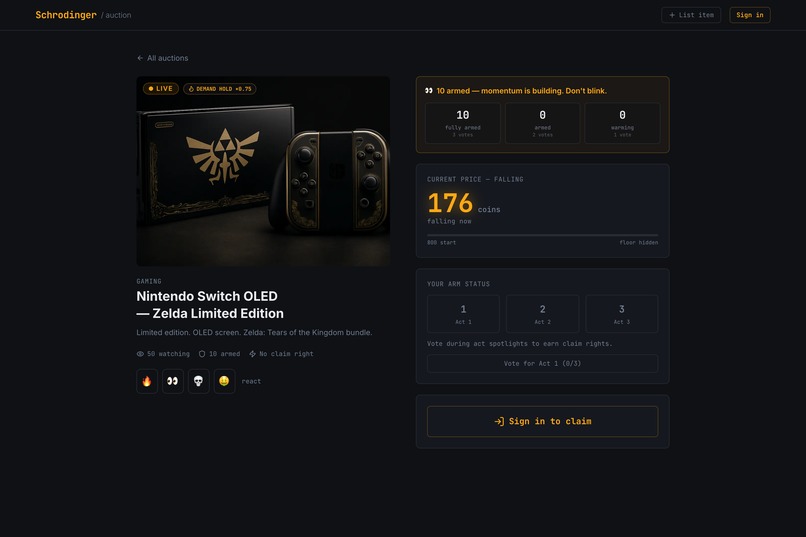 Schrödinger's Auction – screenshot 2