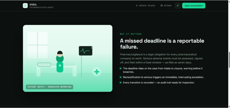 VIGIL — Pharmacovigilance Case Orchestration – screenshot 8
