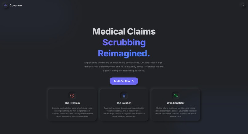 Covance – screenshot 1