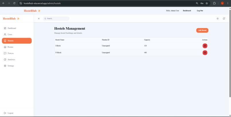 Hostelhub – screenshot 4