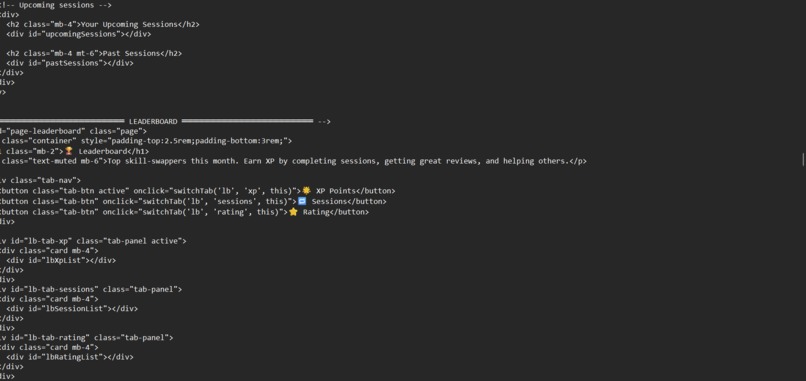 SKILL-SWAP  – screenshot 1