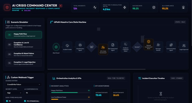 AI Crisis Command Centre – screenshot 1
