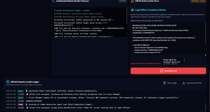 AI Crisis Command Centre – screenshot 4