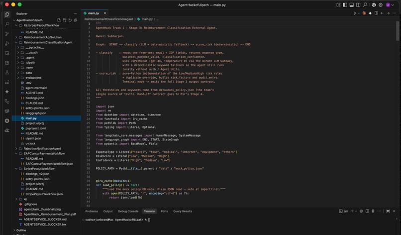 ClaimAgent: AI-Orchestrated Reimbursements – screenshot 4