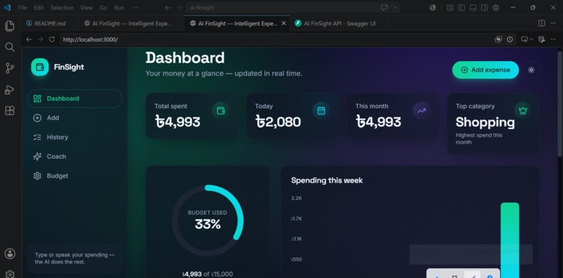 AI FinSight  – screenshot 1