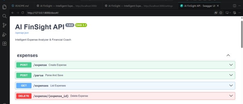 AI FinSight  – screenshot 5
