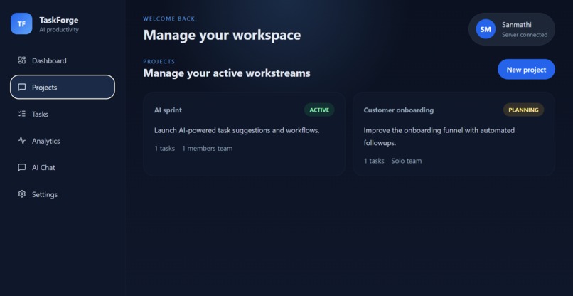 Task-Forge AI – screenshot 1