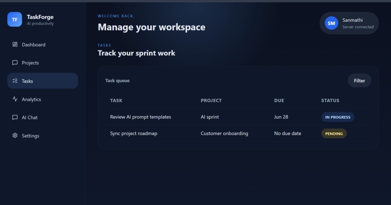 Task-Forge AI – screenshot 2