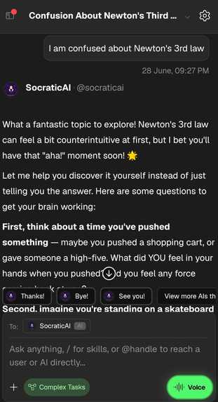 SocraticAI — Learn by Discovery – screenshot 1