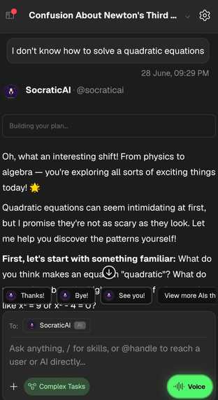 SocraticAI — Learn by Discovery – screenshot 2