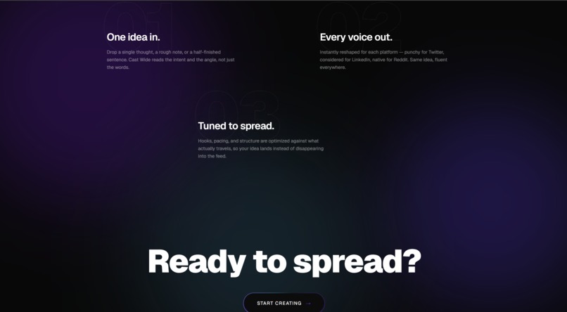 Cast Wide – screenshot 2