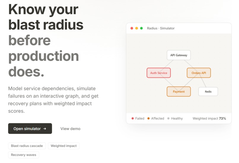 Radius – screenshot 1