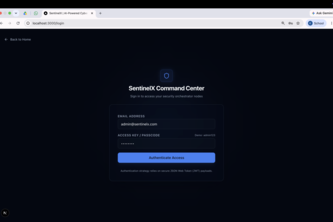 SentinelX- AI powered cyber security command center