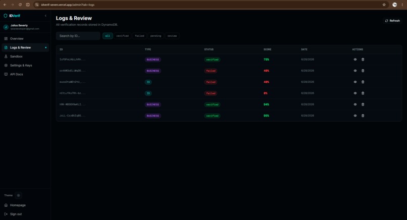 IDVerif – screenshot 6