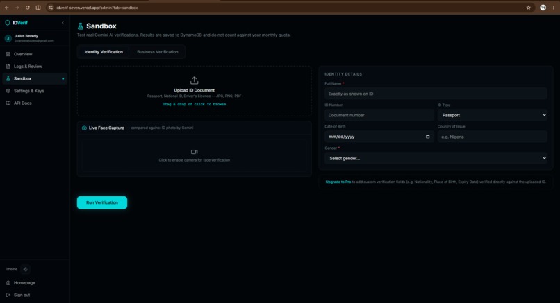 IDVerif – screenshot 7