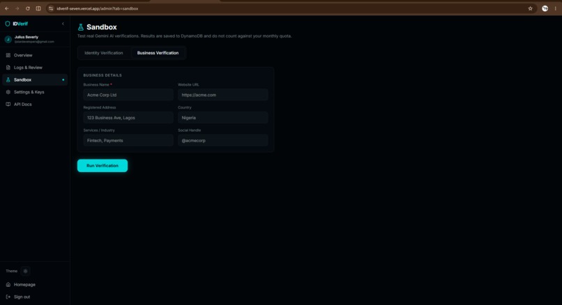IDVerif – screenshot 8