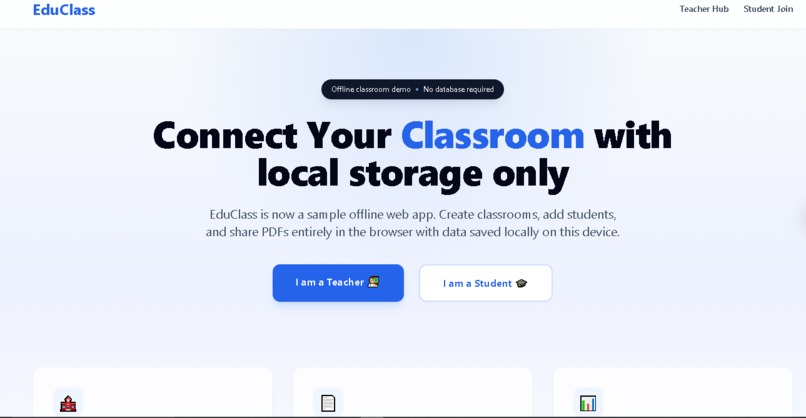 EduClass AI – Smart School Management System – screenshot 1