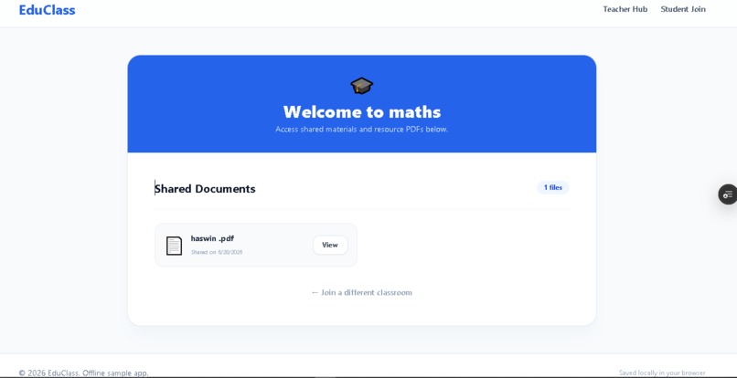 EduClass AI – Smart School Management System – screenshot 3