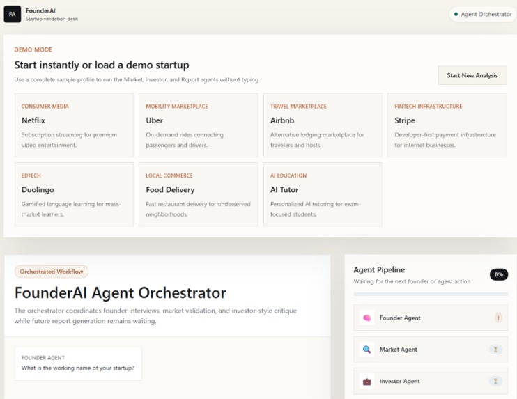 FounderAI – screenshot 1