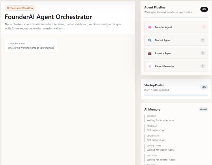 FounderAI – screenshot 2