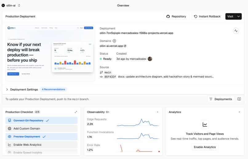 OllinAI: Engineering Intelligence & Security – screenshot 2