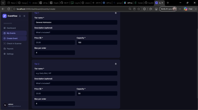 EventFlow – screenshot 3
