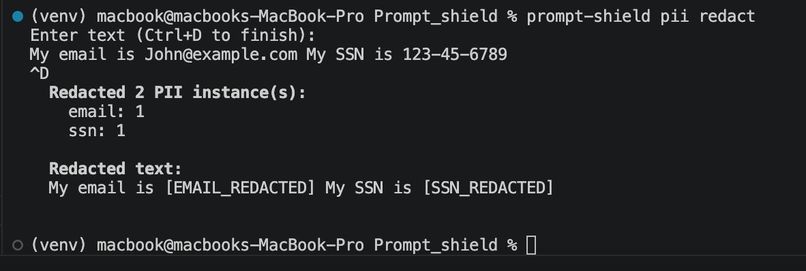 Prompt Shield – screenshot 4