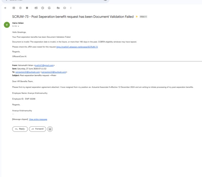 AI-Powered OffboardCare – screenshot 5