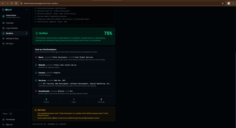 IDVerif – screenshot 11