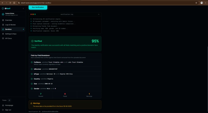 IDVerif – screenshot 12