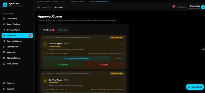 AgentOps – screenshot 4