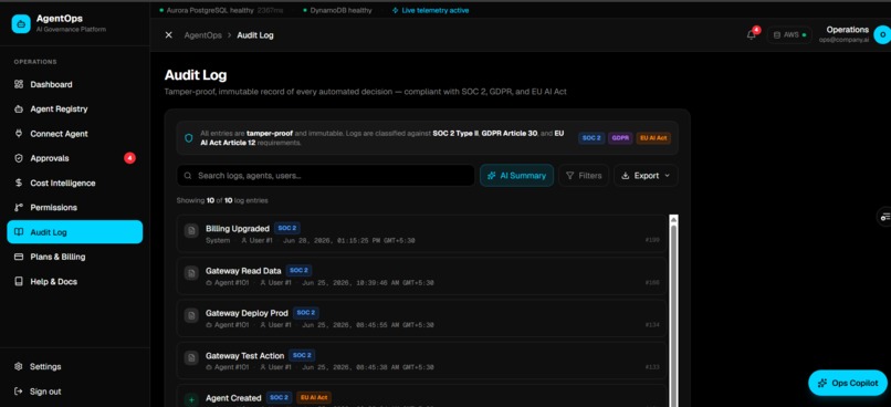 AgentOps – screenshot 7
