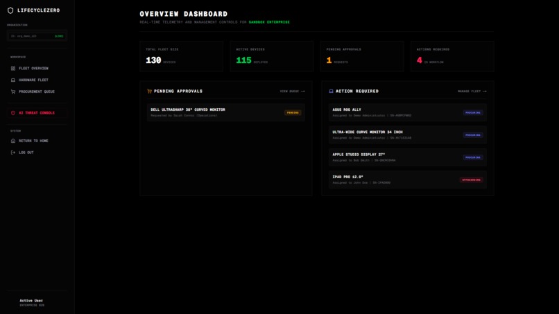 LifecycleZero – screenshot 1