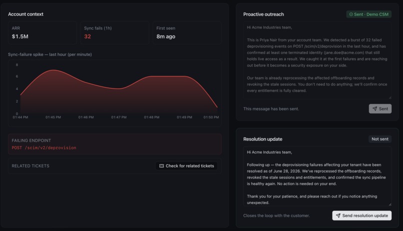 Sybil: Customer Observability for B2B SaaS – screenshot 5
